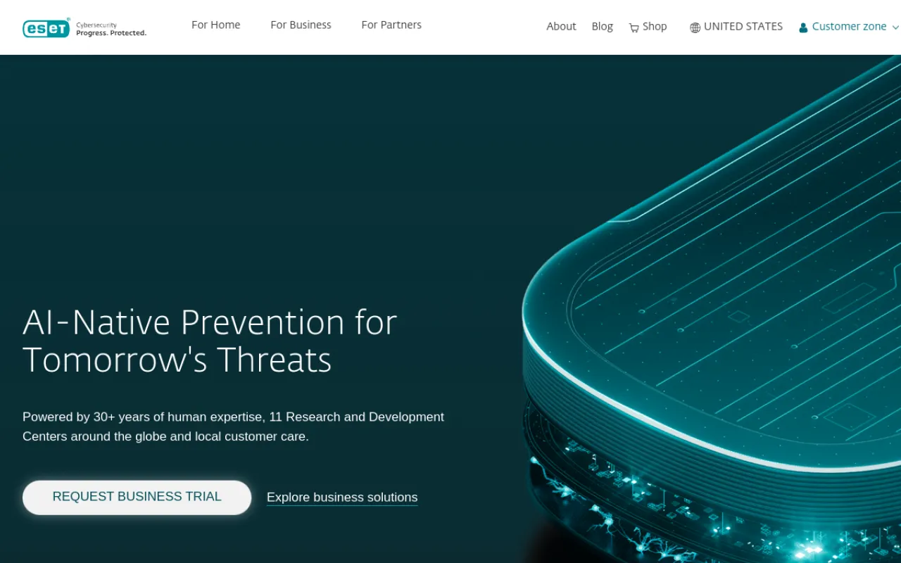 ESET NOD32 Antivirus interface screenshot