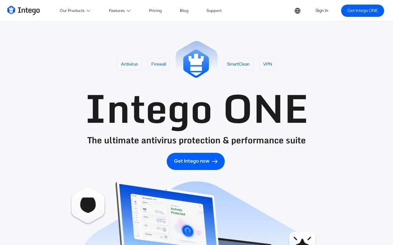 Intego Mac Internet Security dashboard screenshot